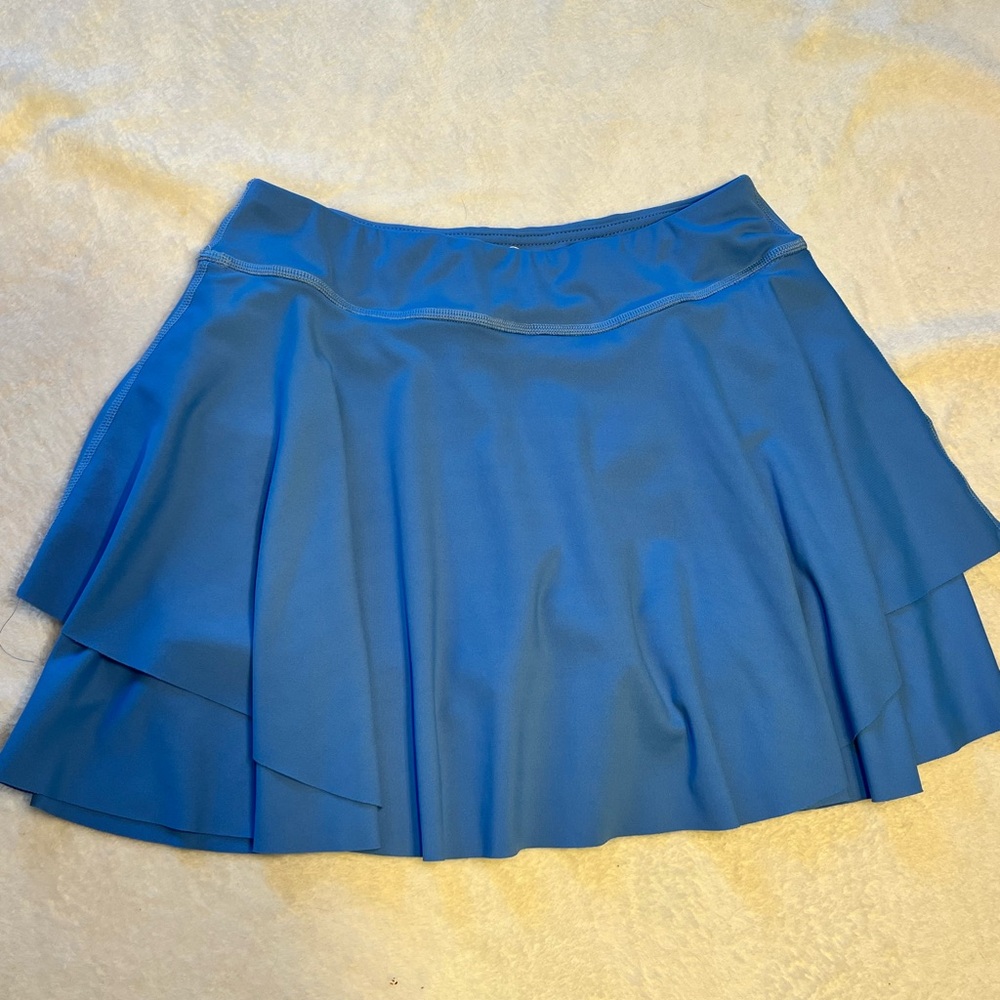 Real Essentials Bright Blue Tiered Skirt With Shorts